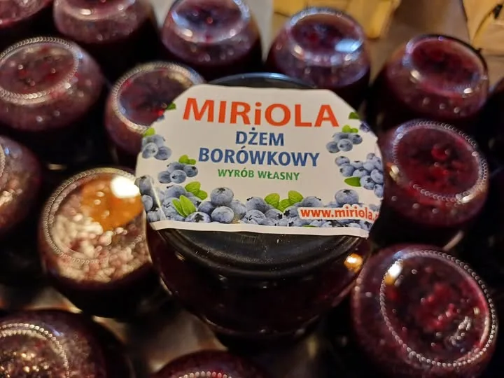 Dżem borówkowy 100% słoik 65dag
