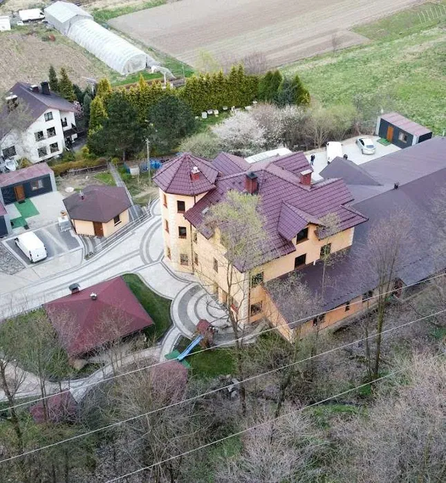 widok z drona — Ośrodek MIRiOLA